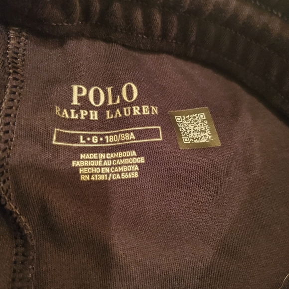 NWT Polo Ralph Lauren replen core black white active jogger pants men's L - Picture 9 of 16